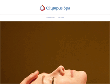 Tablet Screenshot of olympusspa.com